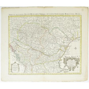 [Magyarország, Erdély, Moldova és Havasalföld térképe ]Nova et accurata Regni Hungariae Tabula...