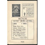 cca 1910-1920 Bp. VI. Révai utca 18., Folies Caprice dekoratív műsorfüzete, reklámokkal