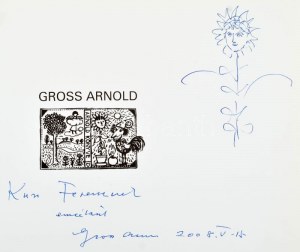 Gross Arnold. A művész, Gross Arnold (1929-2015) rajzos DEDIKÁCIÓJÁVAL! Dr. Kovrig Nagy Ádám bevezető tanulmányával...