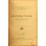 Kürthy Emilné (szerk.): Különféle italok, szörpök, italok, stb. Háztartási Könyvtár II. Bp., 1903, Athenaeum, 2+61 p...