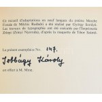 Hommage a Radnóti. Bp., [1979.], Magyar Helikon, (Zrínyi-ny.), 10 sztl. lev. Radnóti Miklós 'Erőltetett Menet' c...