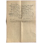 MEHOFFER Jadwiga i Józef. Wspólny list Jadwigi i Józefa Mehofferów z 9 października 1945 r. do Miecz…