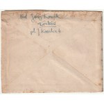 KOSSAK Jerzy. List z 15. apríla 1948; f.e.b., priložená originálna obálka (vytrhnuté sig...