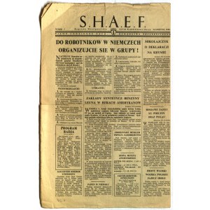 S.H.A.E.F. 5 issues (4 of which are parachute issues) of the daily magazine of the Supreme Command of the Alliance...