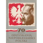 JÓZEF Piłsudski - Gecow Henryk. 70 rocznica Odzyskania Niepodległości Polski, Zarządzanie i Bankowoś…