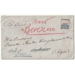 BEREZNO, Korpus Ochrony Pogranicza. Koperta po korespondencji z Palestyny do II batalionu KOP w Bere…