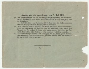 POZNAŃ, Insurrezione della Grande Polonia. Scheda di registrazione tedesca con registrazioni del 1919 e timbri ...