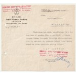 POZNAŃ, Szubin. Cztery dokumenty wielkopolskich firm: 1) świadectwo pracy wystawione przez Nadnoteck…
