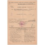 POZNAŃ. Dowody zastawów Karoliny i Alfreda Zawadzkich w Lombardzie Miejskim z lat 1938-1939; druki d…