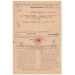 POZNAŃ. Dowody zastawów Karoliny i Alfreda Zawadzkich w Lombardzie Miejskim z lat 1938-1939; druki d…