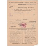 POZNAŃ. Dowody zastawów Karoliny i Alfreda Zawadzkich w Lombardzie Miejskim z lat 1938-1939; druki d…