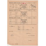 POZNAŃ. Dowody zastawów Karoliny i Alfreda Zawadzkich w Lombardzie Miejskim z lat 1938-1939; druki d…