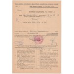 POZNAŃ. Dowody zastawów Karoliny i Alfreda Zawadzkich w Lombardzie Miejskim z lat 1938-1939; druki d…