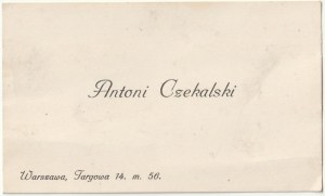 POZNAŃ. A set of three visiting tickets: 1) two by geographer, geologist, ethnographer and cartographer, UA Prof.....