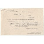 KRAKOW - Judaica. Zwei Mahnungen vom 19.06.1936 und 1.09.1936 wegen überfälliger Ratenzahlungen (wahrscheinlich auf...