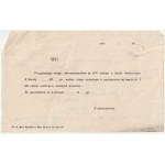 KRAKOW - Judaica. Zwei Mahnungen vom 19.06.1936 und 1.09.1936 wegen überfälliger Ratenzahlungen (wahrscheinlich auf...