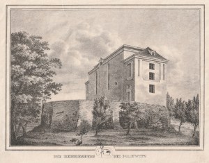 JĘDRZYCHÓW, okres Polkowice. Evangelický kostel; anonymní, od: Slezsko. Museum für schle...