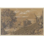 SOSNOWKA. St. Anne's chapel; F. Koska, ca. 1840; drawn in pencil with white accents, st. bdb., frame and ...