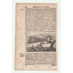 ŚCINAWA. Przeprawa wojsk szwedzkich Karola XII przez Odrę; w oddali panorama miasta; pełna karta z k…