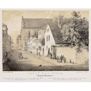 TORUŃ. Dom, w którym urodził się Samuel Bogumił Linde; rys. N. Orda, pochodzi z: Album Widoków Histo…