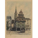 NYSA. Dom Wagi Miejskiej; w dole nieczyt. sygn.; na verso dedykacja z 1942 r.; okres międzywojenny; …