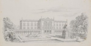 Königsberg (German: Königsberg). Albrecht University - general view; designed by architect F.A. Stüle...