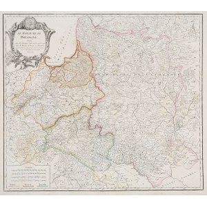 POLSKA (zwana w I RP KORONĄ), WIELKIE KSIĘSTWO LITEWSKIE. Mapa Rzeczpospolitej autorstwa D. Roberta …