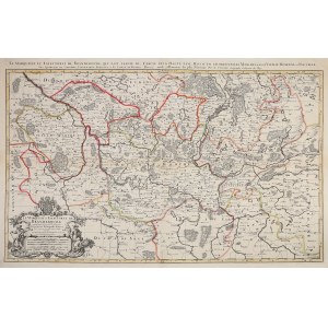 BRANDENBURGIA, NOWA MARCHIA, POGRANICZE WIELKOPOLSKI. Mapa Brandenburgii; widoczna zachodnia część I…