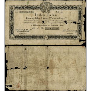 Poland, 1 thaler, 1.12.1810