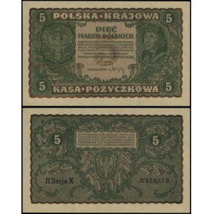 Poland, 5 Polish marks, 23.08.1919