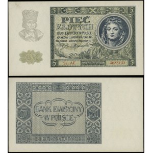 Polska, 5 złotych, 1.08.1941