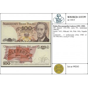 Poland, 100 zloty, 1.06.1986