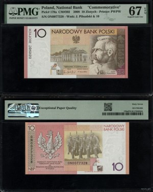 Polsko, 10 zlotých, 4.06.2008