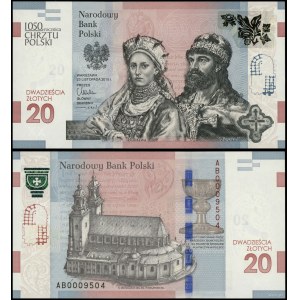 Poland, 20 zloty, 23.11.2015