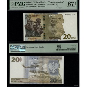 Polska, 20 złotych, 18.01.2022