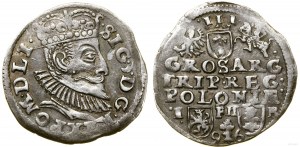 Poland, trojak, 1596, Poznań