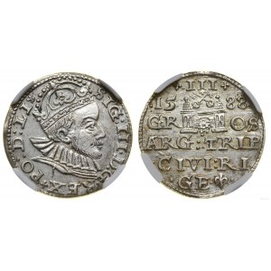 Poland, trojak, 1588, Riga