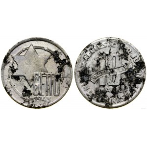 Ghetto Lodz (1941-1943), 10 marks, 1943, Lodz.