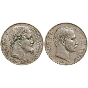 Denmark, 2 rigsdalers, 1863, Copenhagen