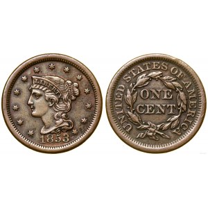 Stany Zjednoczone Ameryki (USA), 1 cent, 1853, Filadelfia