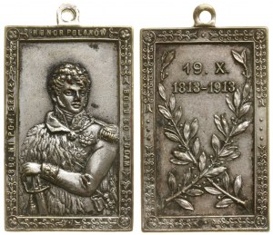Poland, medal to commemorate the 100th anniversary of the death of Józef Poniatowski, 1913