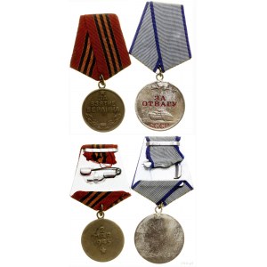Russie, set de 2 médailles