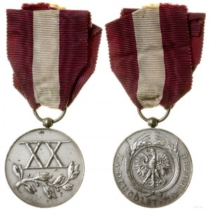 Poland, Silver Medal for Long Service (XX years), from 1938, Warsaw