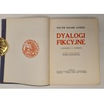 Landor Walter Savage - Dyalogi fikcyjne. Z rozprawą W.E. Emersona red. L. Staff Wyd. 1911