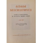 (MICKIEWICZ) Adam Mickiewicz . Gedenkbuch zum hundertsten Jahrestag des Todes des Dichters ILLUSTRATIONS