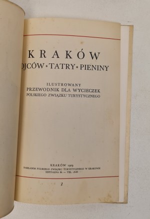 Collective edition - Cracow. Ojców, Tatry, Pieniny. Published 1929 ILLUSTRATIONS