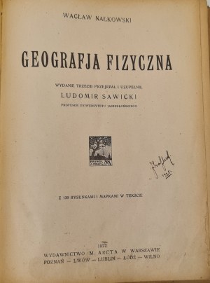Nałkowski Wacław - Geografja fizyczna Wyd. 1922 Illustrations