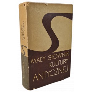 SMALL DICTIONARY OF ANTI-CULTURE edited by Lidia Winniczuk ed.1976