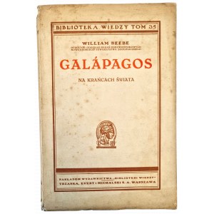 BEEBE William - GALÁPAGOS, wym. 1936
