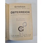 GRIEBEN Przewodnik turystyczny, tom 219. GRIEBEN Reiseführer Band 219. ÖSTERREICH mit Anhang für Automobilisten / AUSTRIA z aneksem dla kierowców. Wyd.1931